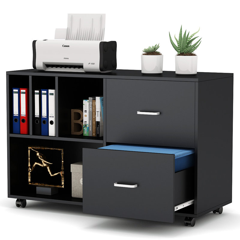 Inbox Zero 2Drawer Mobile Lateral Filing & Reviews Wayfair